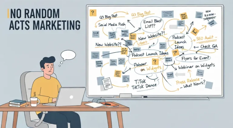 No random acts of marketing